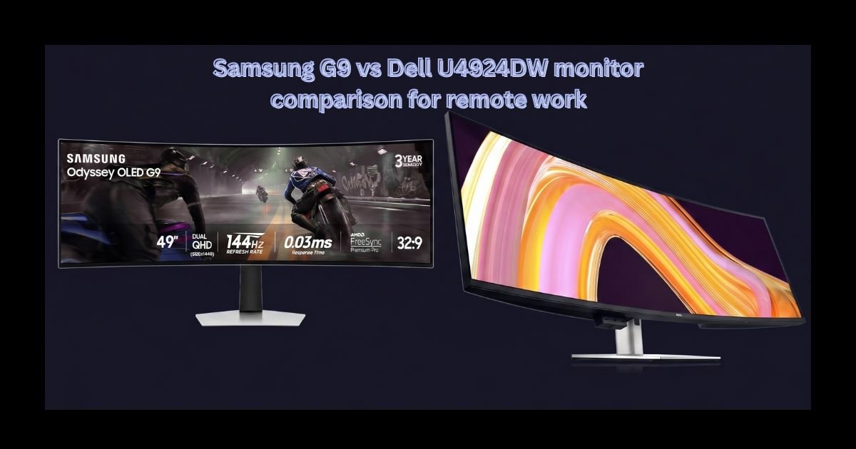 Samsung G9 vs Dell U4924DW monitor comparison